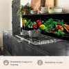 Groente - Splash - Zwart keuken achterwand 2 middel -usp_ES