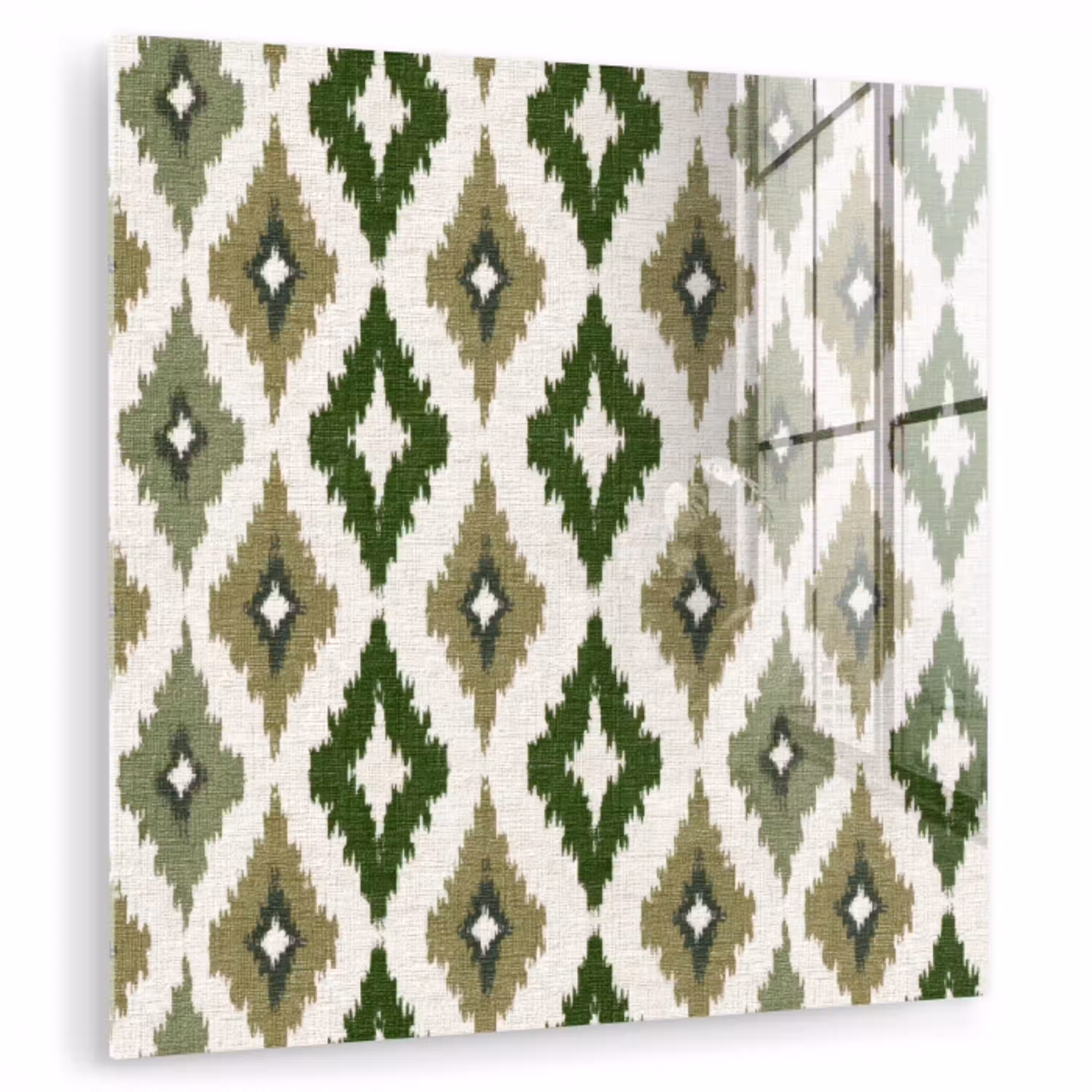 Geografisch - Ruitmotief - Groen plexiglas 5mm klein 11 -zzzproduct_nieuw