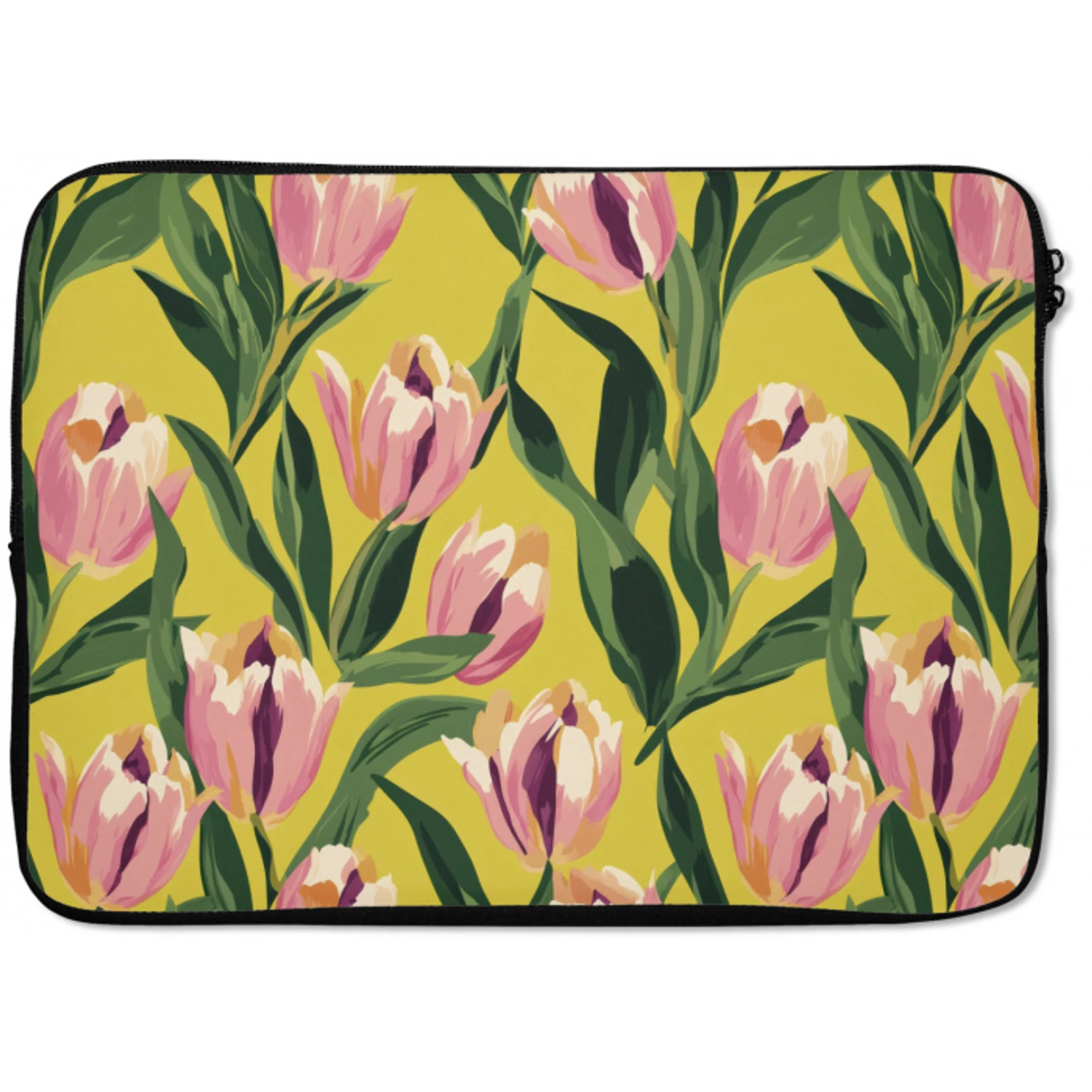 Tulpen - Botanisch - Geel laptophoes neopreen klein 279 -zkaufland3dotto
