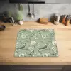 Klassiek - Botanisch - Groen Inductie beschermer vinyl 3mm middel 274 -sfeer5