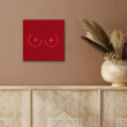 Minimalistisch - Lijnillustratie - Rood aluminium wit klein -sfeer4