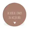 Spreuken - Ik heb de zomer in mijn bol - Quotes - André Hazes Wandcirkel aluminium klein -3d