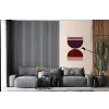 Zandloper - Symmetrisch - Rood - Paars fotobehang vinyl groot -bank