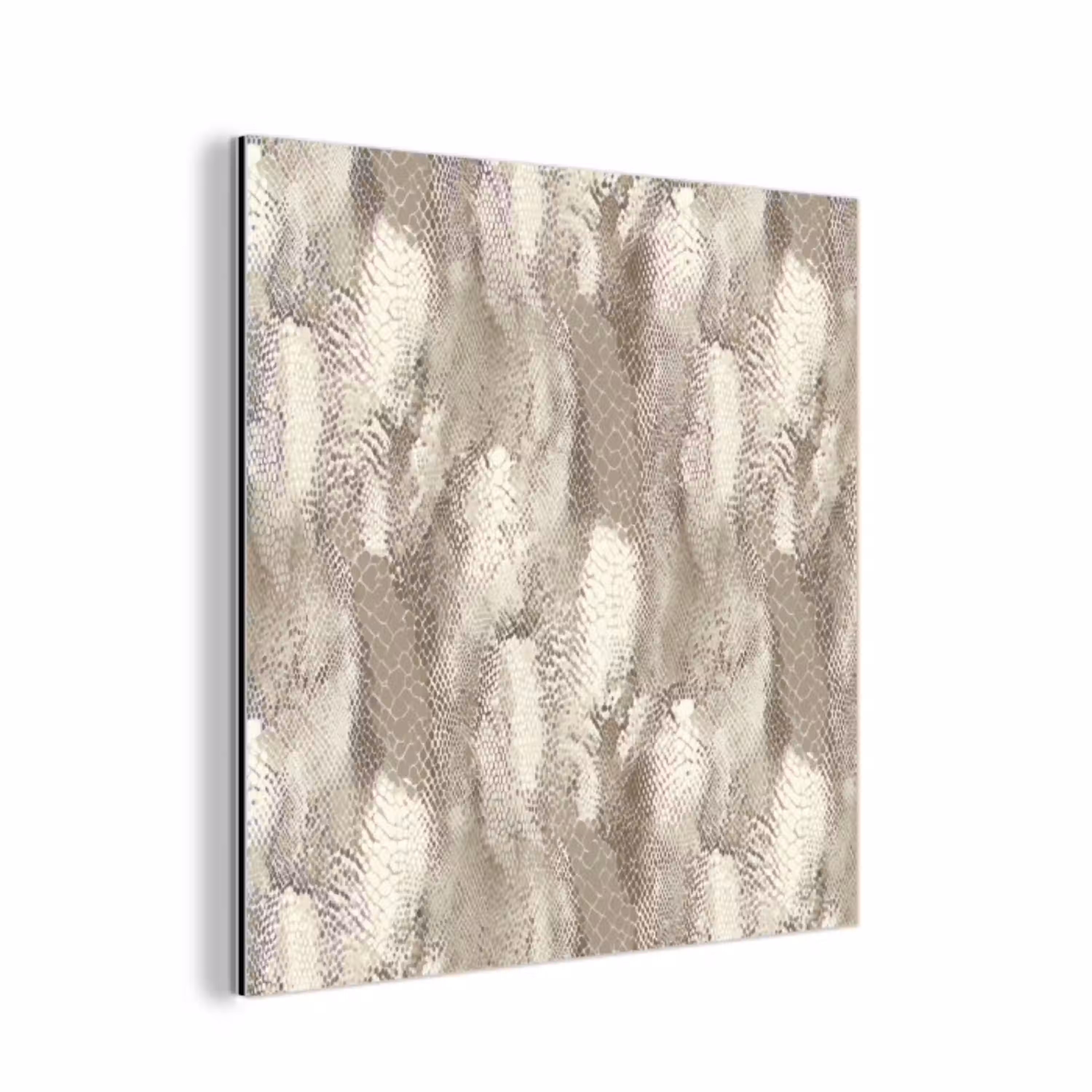 Slang - Textuur - Zand aluminium wit klein 46 -3d