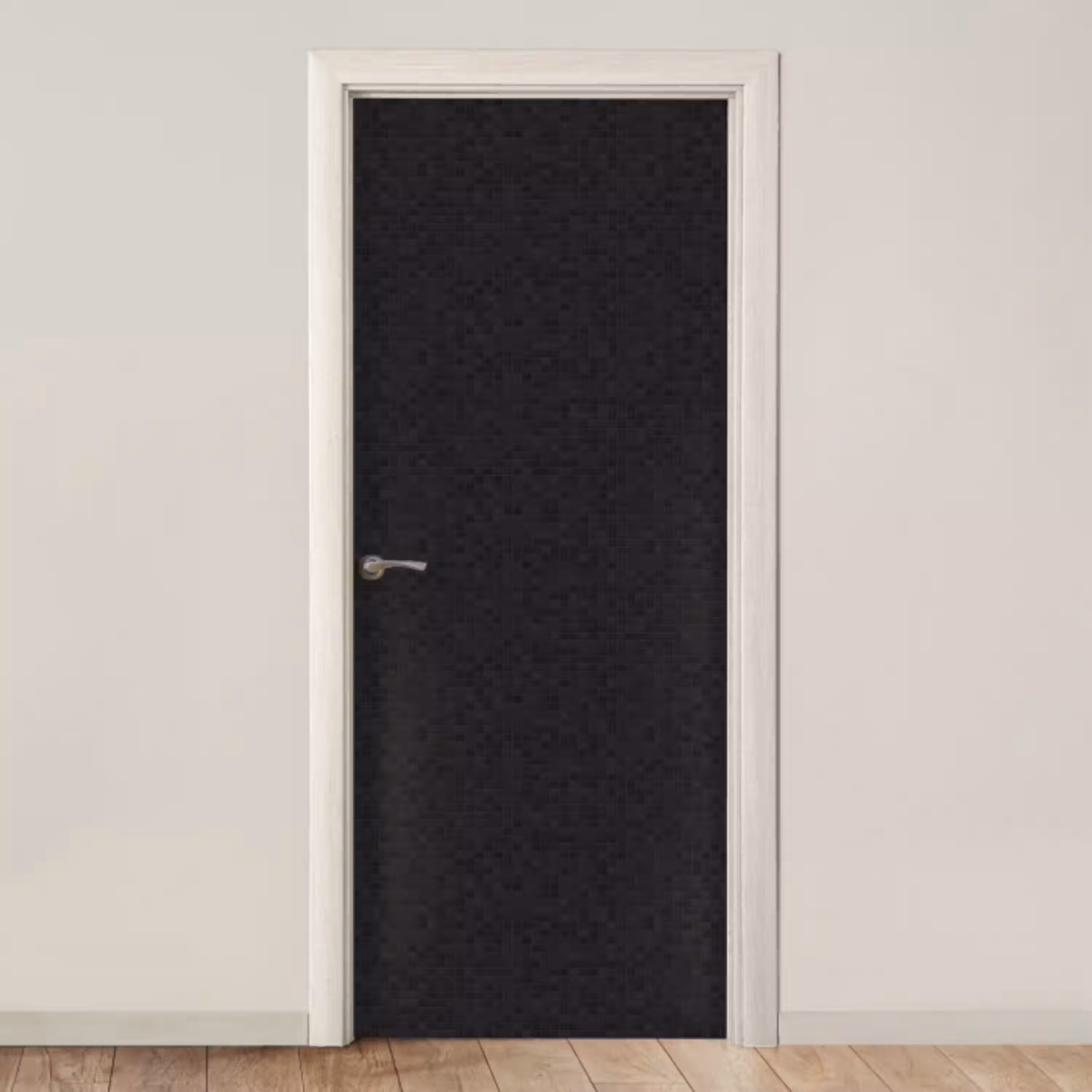 Mozaïek - Patroon - Antraciet - Zwart deurposter klein 289 -3d_beige