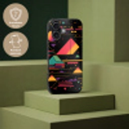 Piramides - Cirkels - Neonkleuren - Geometrisch Toughcase MagSafe Apple iPhone 17 klein -USP_PrintM_DE