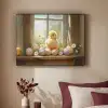 Kuiken - Raam - Paaseieren Textielframe - compleet frame klein -sfeer1
