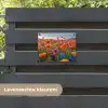 Bloemenweide in volle bloei tuinposter los doek klein -sfeer3