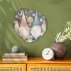 Kerst - Gnomen - Pastel Wandcirkel Organisch Forex 3mm klein -sfeer2