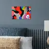 Abstract - Vormen - Kleuren - Stippen poster papier klein -sfeer2