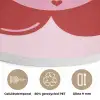 Bloem - Roze - Hartjes Akoestische PET Vilt - Rond klein -closeup_NL
