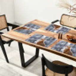 Vos - Sneeuwval - Portret - Winter - Sfeervol Placemat vinyl groot -zzsfeer4_Kitchenyeah-website