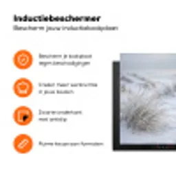 Duinen - Sneeuw - Strand - Winter - Serene Inductie beschermer vinyl 3mm klein -zzzzzzz-td-ups