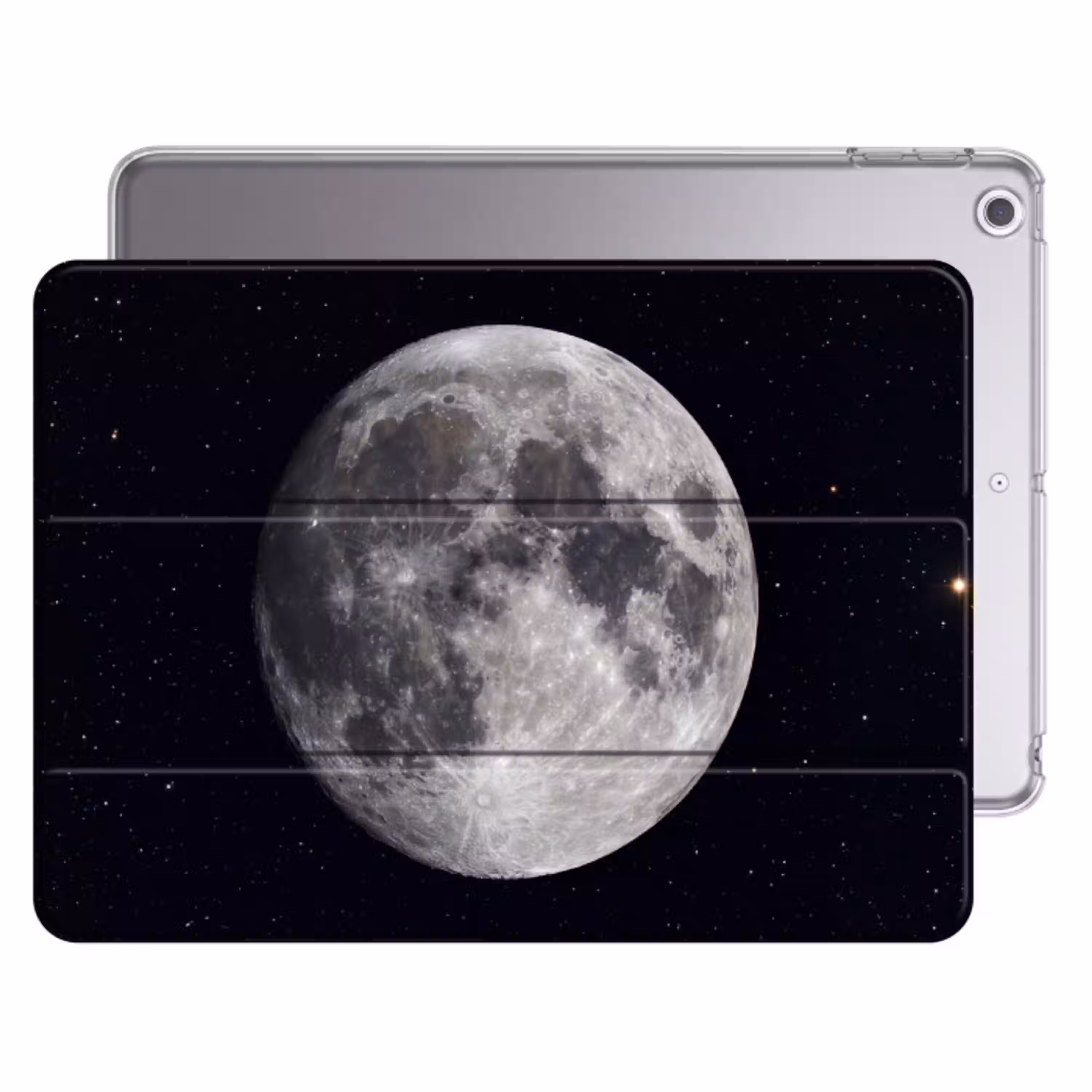 Maan - Sterren - Ruimte Apple iPad 2017 middel -threedimensional_3d_global