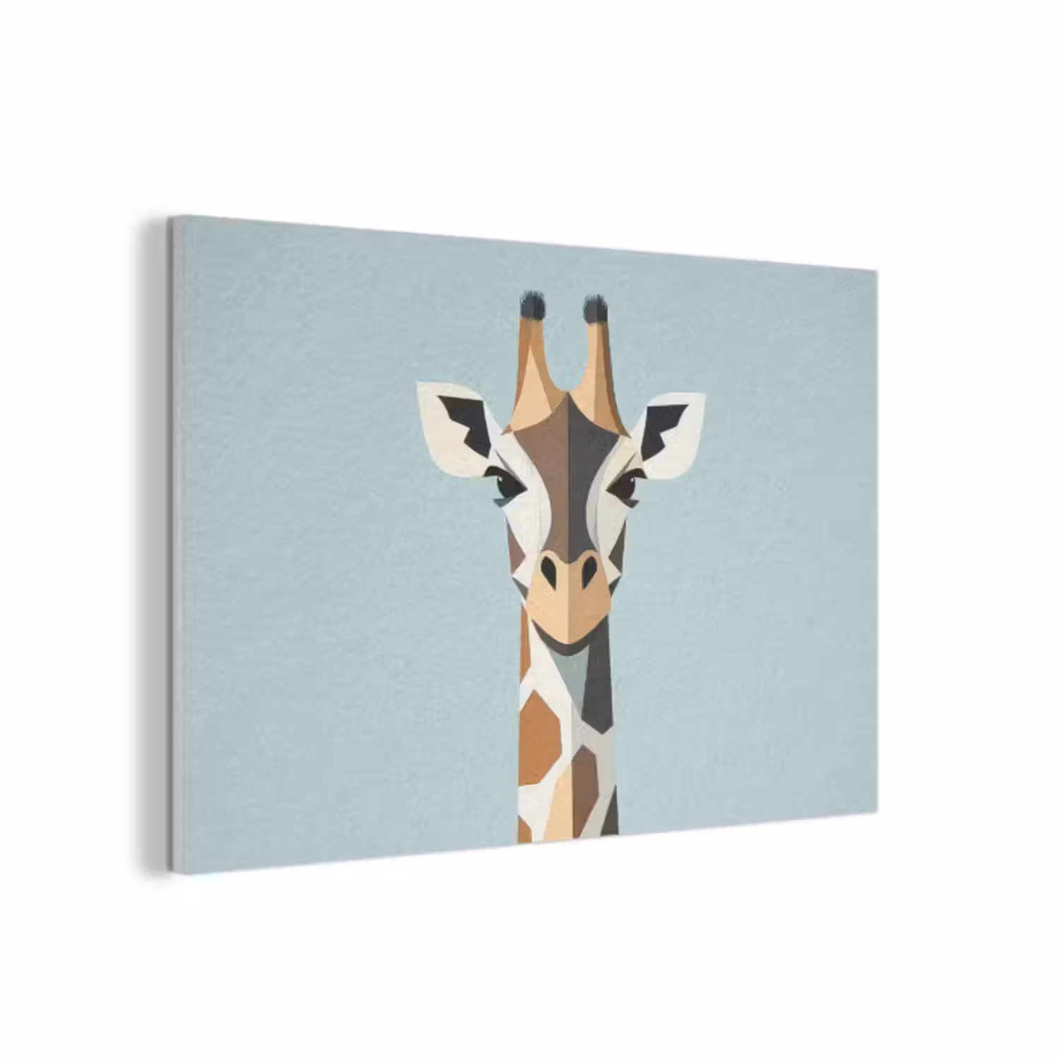 Akustikbild - Giraffe - Illustration - Braun - Minimalistisch