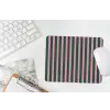 Verticale strepen - Groen - Roze muismat rubber klein 262 -witbureau
