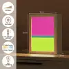 Strepen - Modern - Kleurrijk Light Box met kabel (Kinderlampje) klein -USP_NL