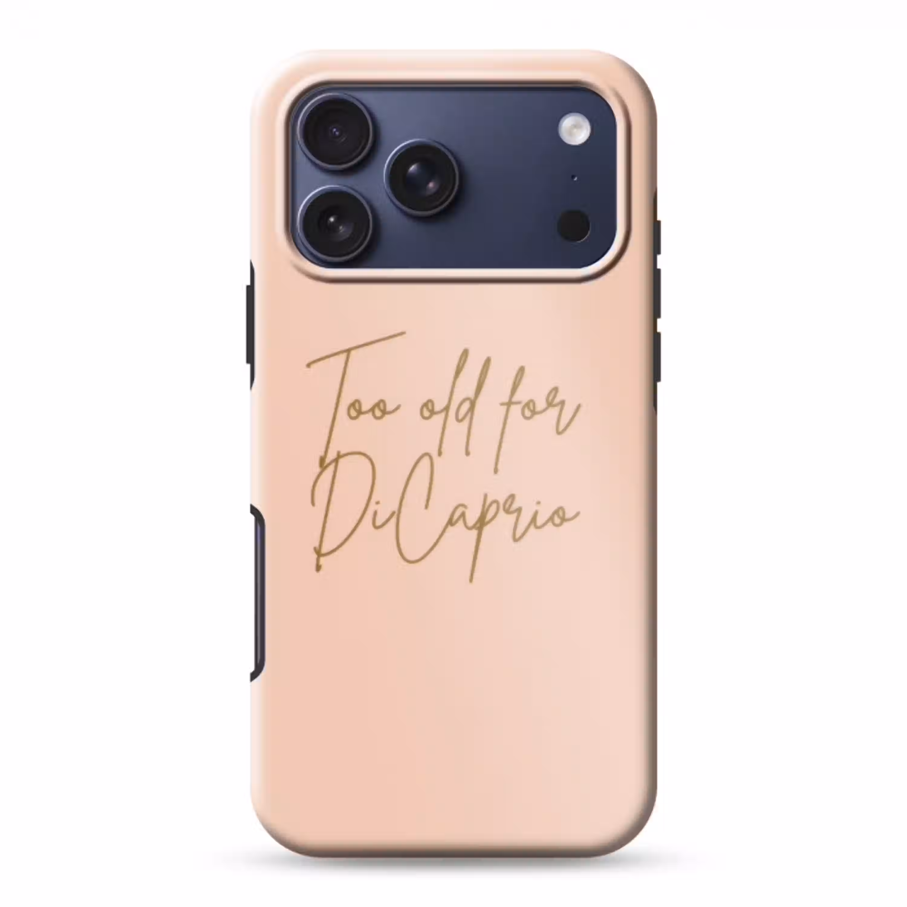 Too old for dicaprio - Roze - Groen Toughcase MagSafe Apple iPhone 17 Pro Max klein -3d