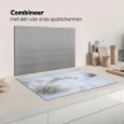 Duinen - Sneeuw - Strand - Winter - Serene Inductie beschermer vinyl 3mm klein -wsfeer7_website