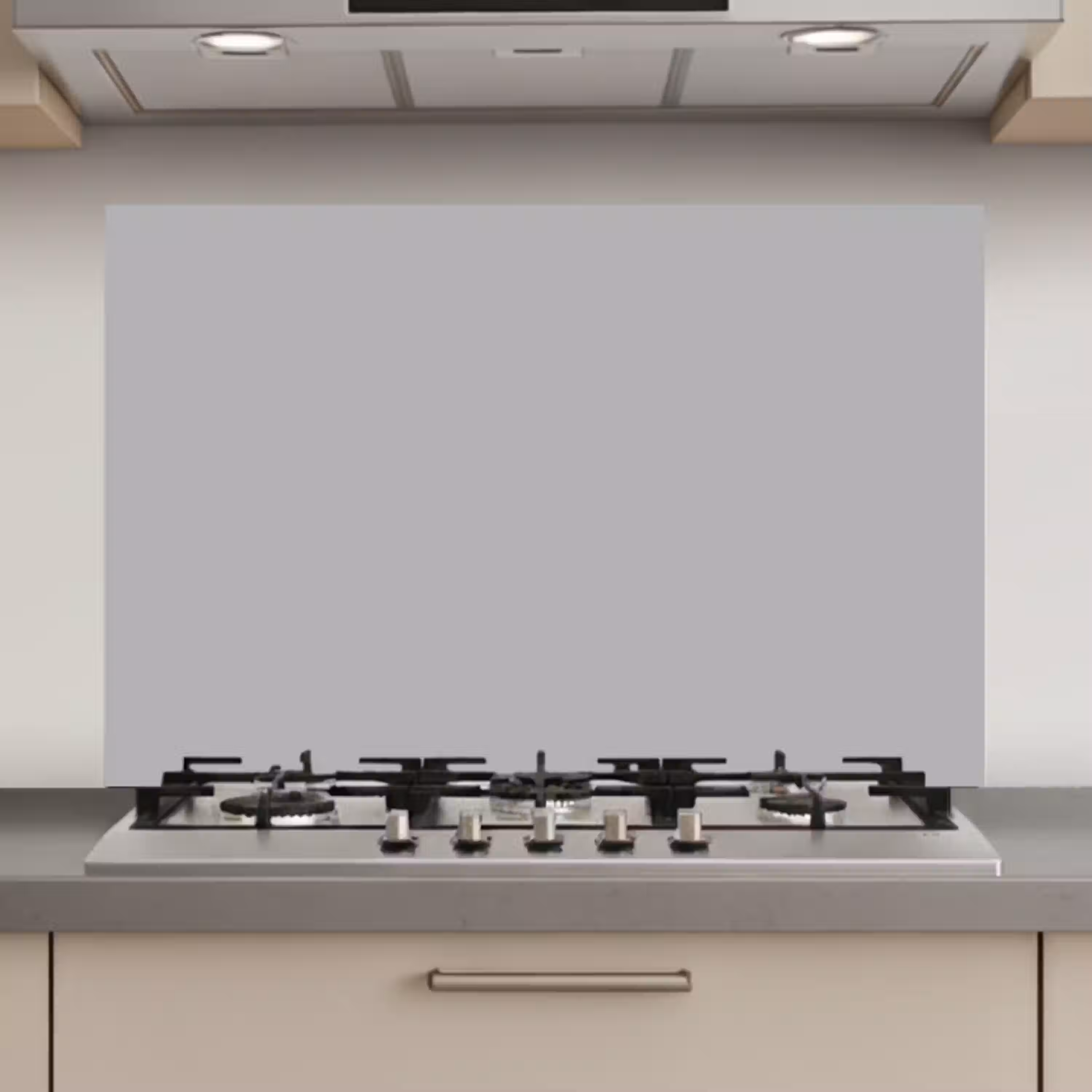 Grijs - Effen print keuken achterwand spatscherm klein 900 -3d_website