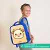 Kawai - Koe - Bruin Kinderrugzak - Blauw middel -sfeer3_NL