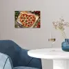 Pizza - Hart - Pepperoni - Tomaat poster papier klein -sfeer3