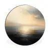 Zon - Horizon - Zee Wandcirkel aluminium klein -3d
