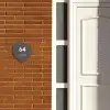 Grijs - Modern Naambord Organisch middel -sfeer3