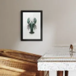 Kreeft - Glossier - Groen - Wit KitchenYeah - Keuken - Fotolijst klein -sfeer3