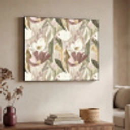 Bloemen - Aquarel - Kleurrijk Textielframe zwart klein 947 -sfeer3