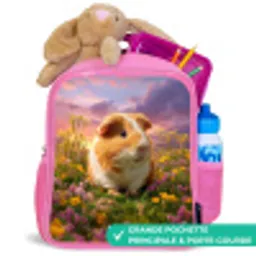 Cavia - Natuur - Dier Kinderrugzak - Roze middel -inhoud_FR