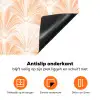 Waaier - Patroon - Perzik Inductie beschermer vinyl 3mm klein 276 -zzzzzzz-td-onderkant
