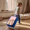 Otters - Lachen - Roze - Illustratie Kinderkoffer - Blauw klein -sfeer1