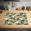 Woestijncamouflage - Zandkleurig - Groen - Patroon Inductie beschermer vinyl 3mm klein 276 -sfeer5