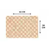Geschilderde Terracotta Tegels Placemat vinyl groot -specs