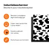 Vormen - Zwart - Onregelmatig Inductie beschermer vinyl 3mm klein 276 -zzzzzzz-td-ups