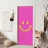 Smiley - Vrolijk - Roze deurposter klein -sfeer6
