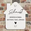 Lichte mozaïek - Sierlijk Naambord Huisje klein -sfeer6