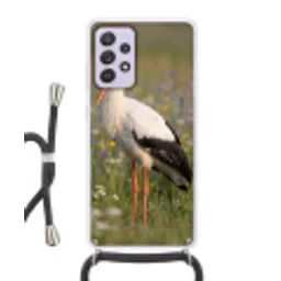 Ooienvaar - Bloemen - Weide - Kleurrijk Hoesje Samsung Galaxy A52 5G met koord klein -3d
