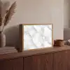 Wit - Marmer - Bruin Light Box met batterij (Wandlamp) middel 907 -sfeer2