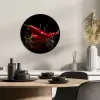 Peper - Rood - Zwart - Water - Groente KitchenYeah - Keuken - Wandcirkel Forex klein -sfeer2