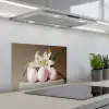 Lelies - Eieren - Pasen keuken achterwand spatscherm klein -3d_schuin