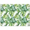 Bohemian - Bladeren - Bloemen - Tropisch tuinposter los doek klein -3d
