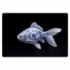 Porselein - Goudvis - Delfts - Blauw Placemat vinyl groot -zzsfeer1_Kitchenyeah-website