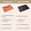 Vlekken - Rood - Roze - Patroon - Minimalistisch Dienblad Rechthoek middel -USP_VergelijkingNL