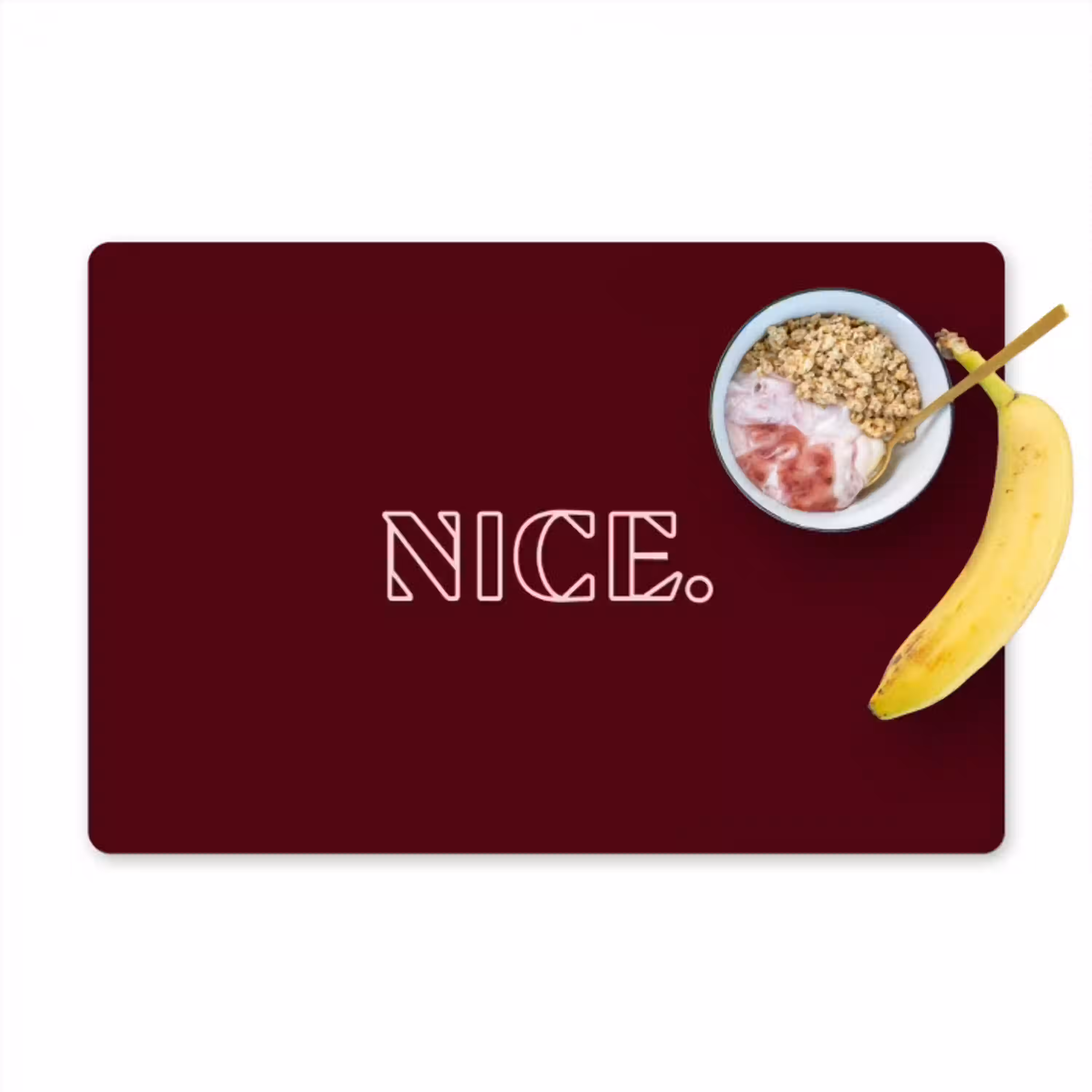 Bordeaux - Nice - minimalistisch Placemat vinyl groot -zzzproduct_Kitchenyeah-website