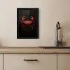 Krab - Rood - Vissen - Schaaldieren KitchenYeah - Keuken - Fotolijst klein -sfeer2
