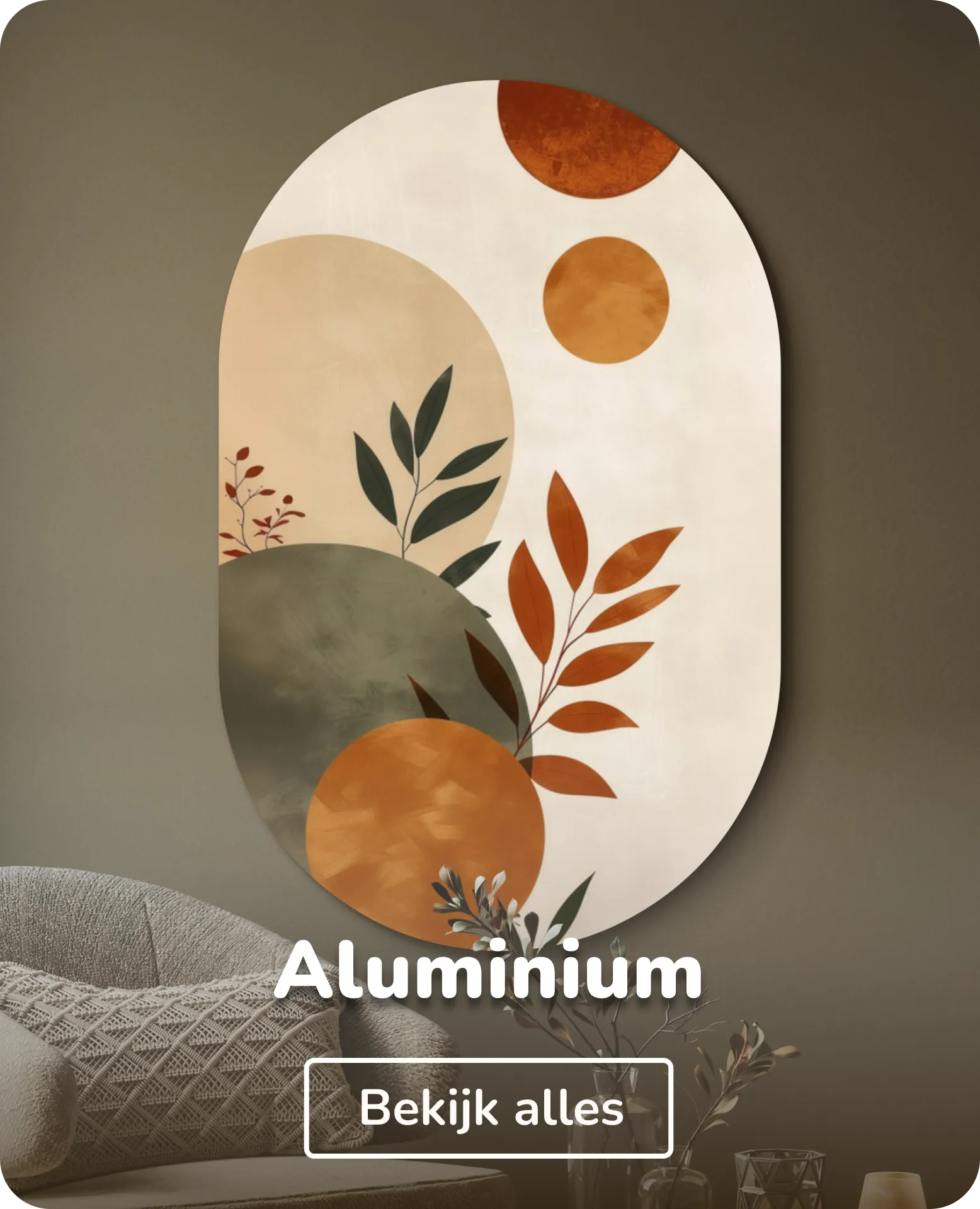  Muurovaal aluminium