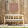 Quotes - Mag ik dan bij jou - Claudia de Breij - Spreuken Tuinposter op houten frame 2 cm dik klein -sfeer4