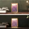 Lavendel - Paars - Zonlicht Light Box met kabel (Tafellamp) klein -sfeer3